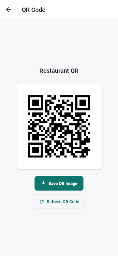 Restaurant QR